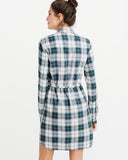 Plaid Shirtdress
